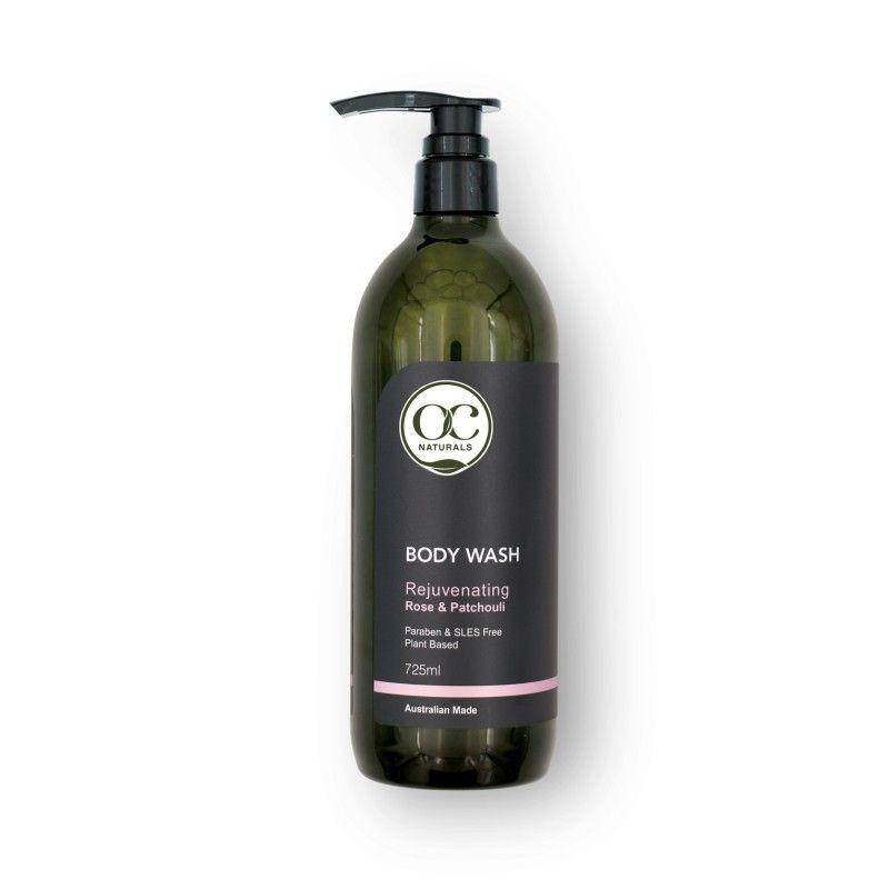 OC Naturals Body Wash Rejuvenating Rose & Patchouli (dok. Shopee/organiccare.official)