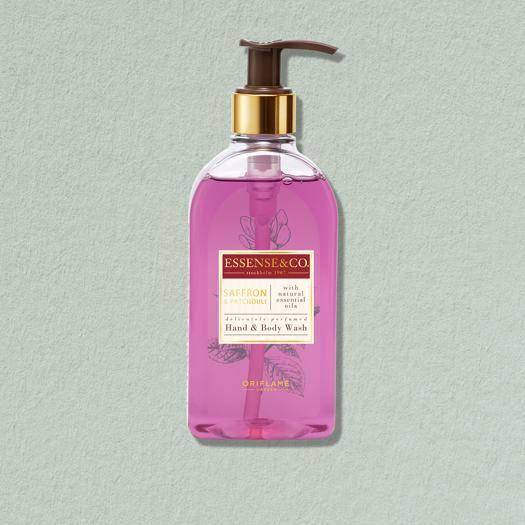 ESSENSE&CO. Saffron & Patchouli Hand & Body Wash (dok. Oriflame)