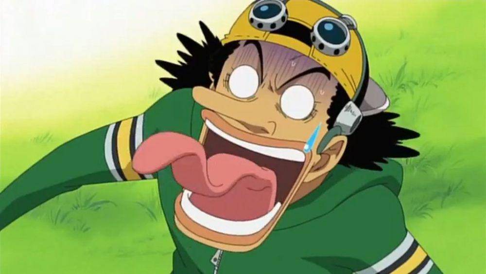 Usopp ketakutan. (dok. Toei Animation/One Piece)