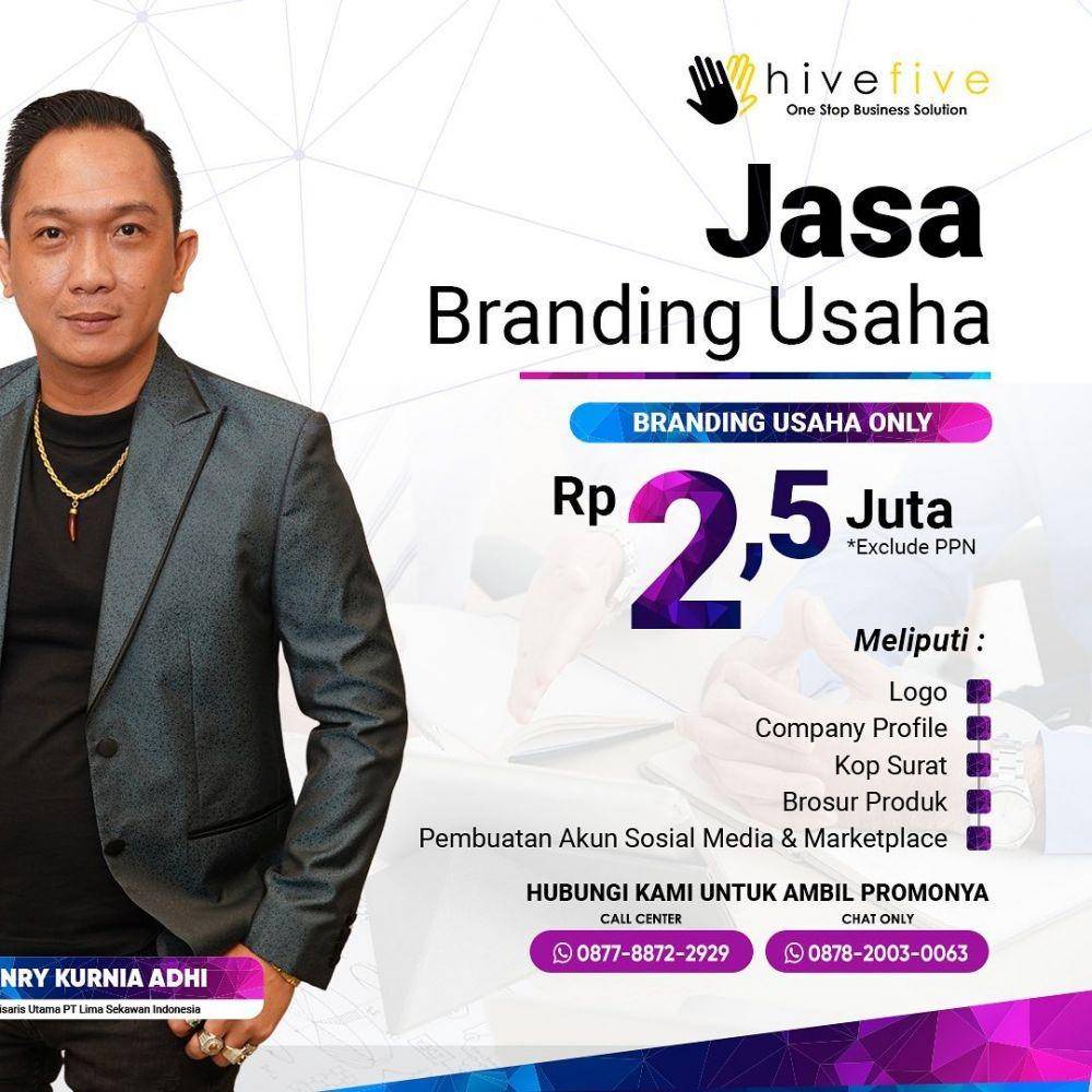 Perusahaan Hive Five, tempat Jhon LBF bekerja sebagai komisaris utama (instagram.com/hivefive.co.id)