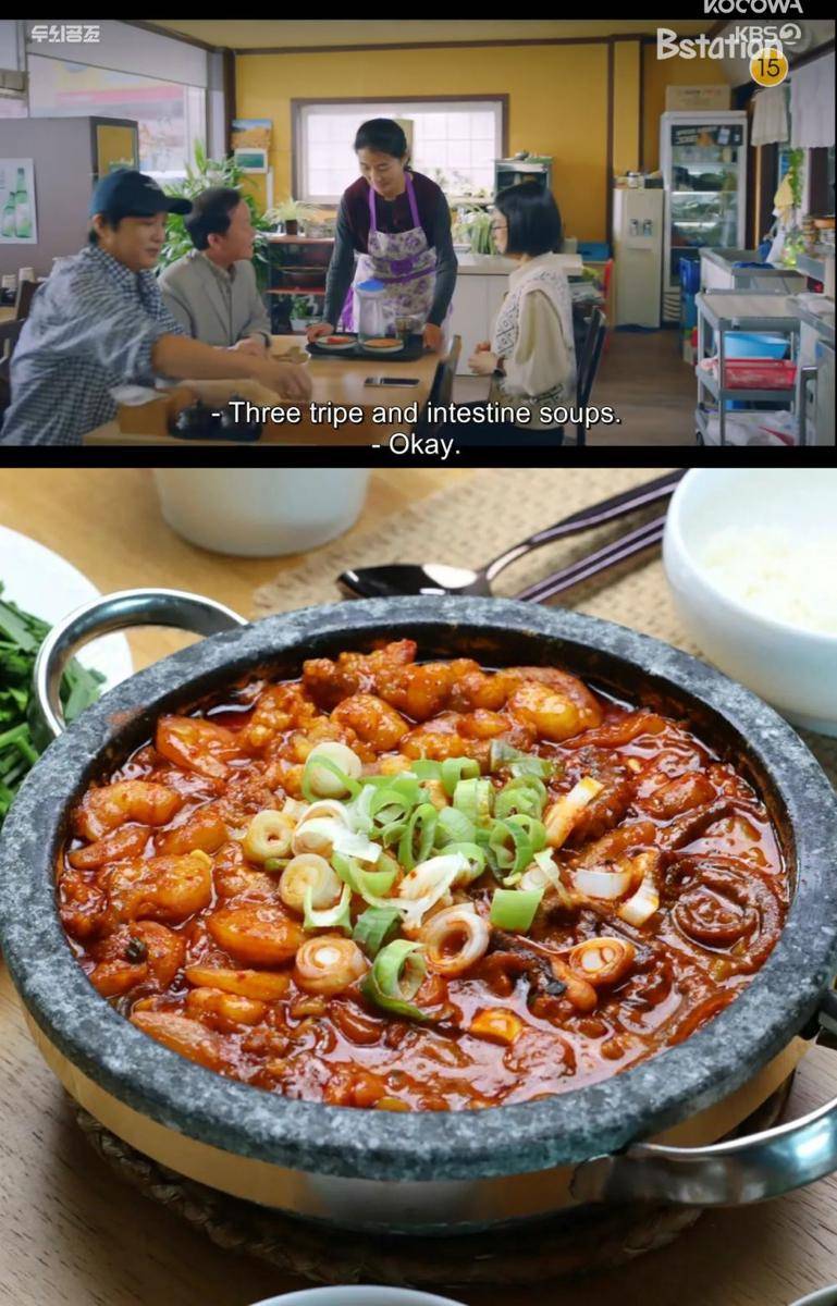 cuplikan drama Brain Works (dok. KBS2 TV/Brain Works) | ilustrasi gopchang-jeongol (instagram.com/napool_napool)