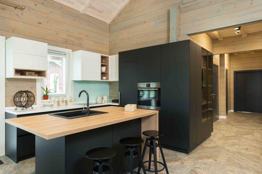 inspirasi desain interior dapur dengan island table (pexels.com/Max Vakhtbovych)