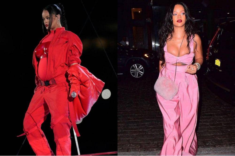 10 Style Outfit Nuansa Merah ala Rihanna, Tampil Stand Out!
