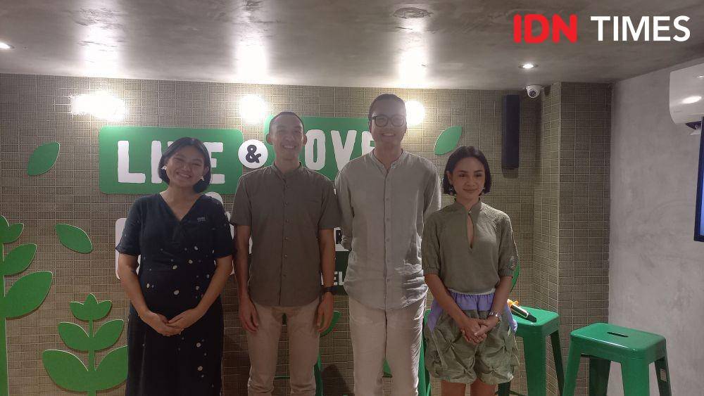 Talkshow "LIVE & LOVE, Wellness Gathering by Green Rabel" di Burgreens Menteng, Rabu (15/2/2023). (IDN Times/Aprodithe Kyrie)