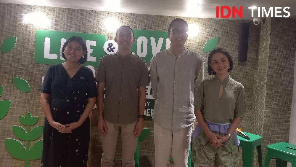Talkshow "LIVE & LOVE, Wellness Gathering by Green Rabel" di Burgreens Menteng, Rabu (15/2/2023). (IDN Times/Aprodithe Kyrie)
