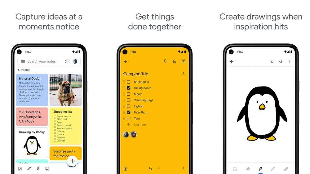 ilustrasi Google Keep (dok. Google)