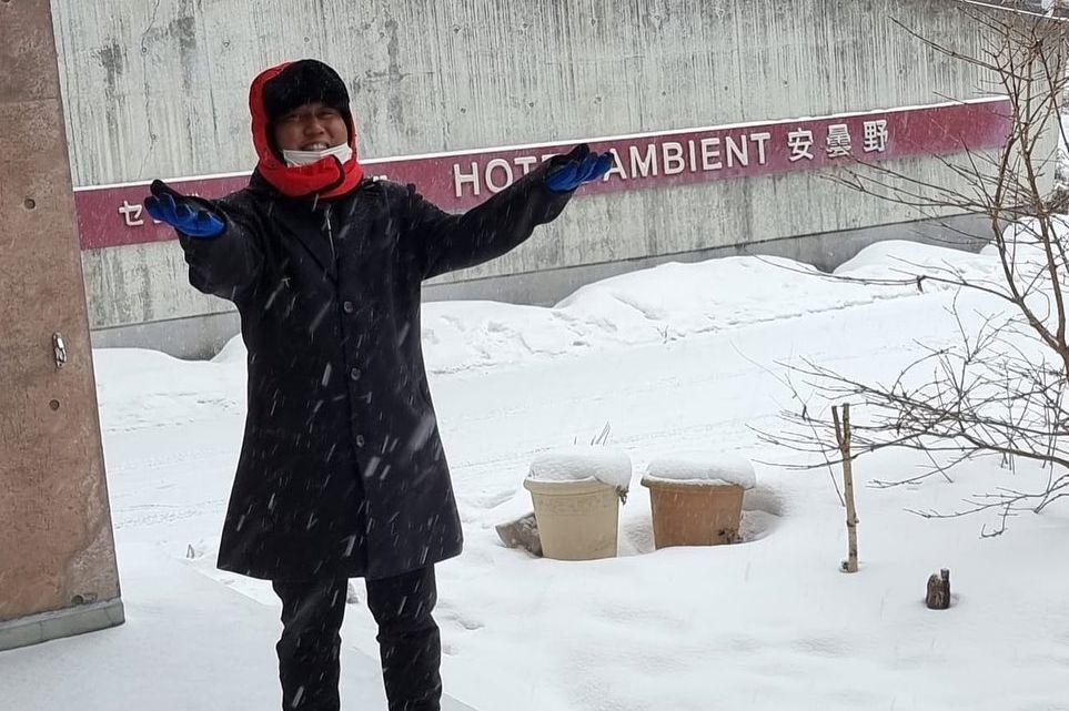 9 Potret Liburan Narji ke Jepang, Kunjungi Shirakawa-go