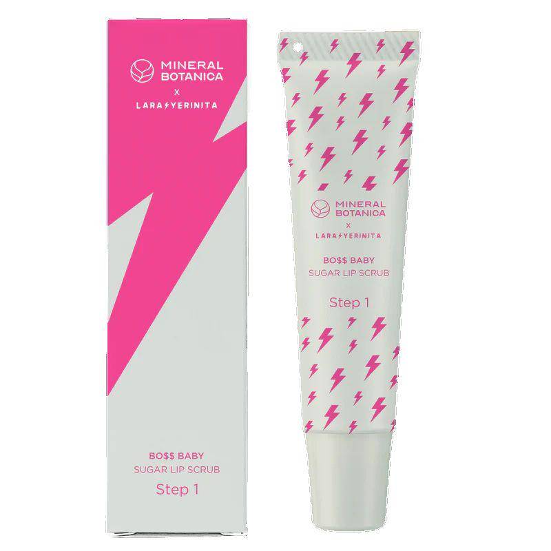 Mineral Botanica Bo$$ Baby Sugar Lip Scrub (dok. Mineral Botanica)