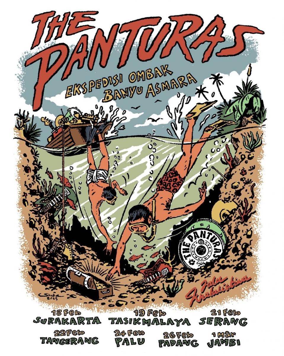 Jadwal tur The Panturas (Dok. Istimewa)