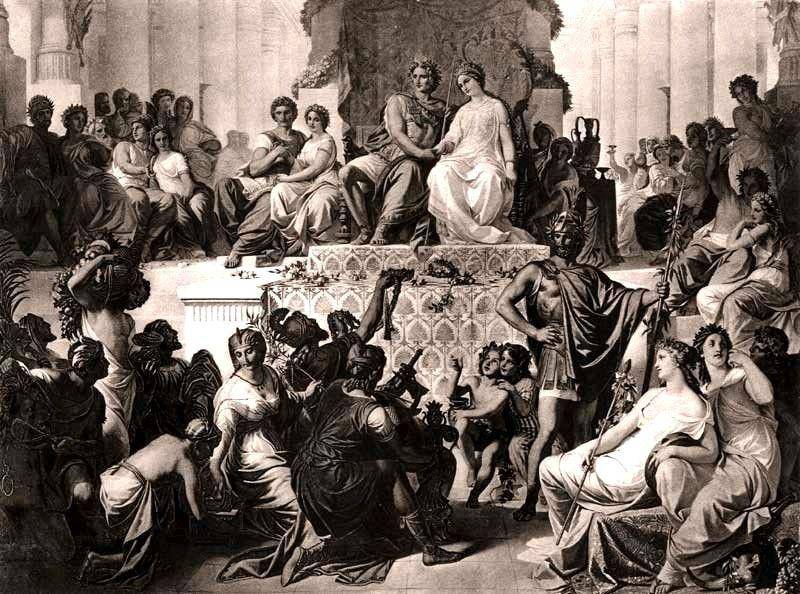 Ilustrasi perempuan persia (Public Domain, via Wikimedia Commons)