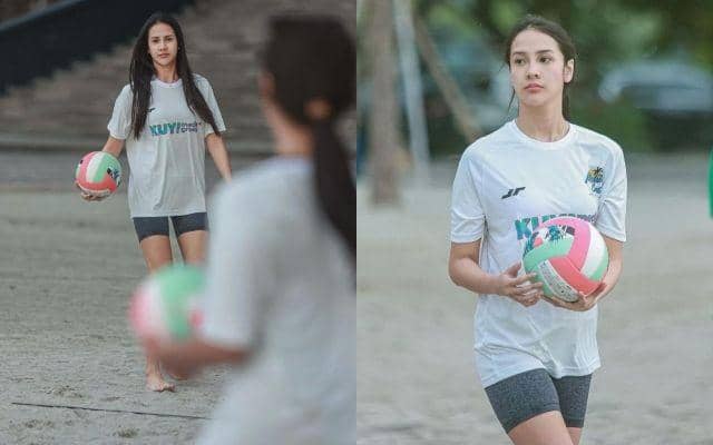 9 Potret Anya Geraldine Latihan Voli, Bak Atlet Profesional!