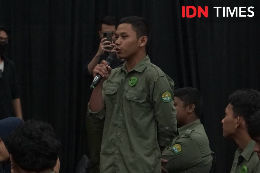 Mahasiswa UNRI tampak antusias saat mengikuti Movie Screening "Frontier Sumatra" (Dok. IDN Times)