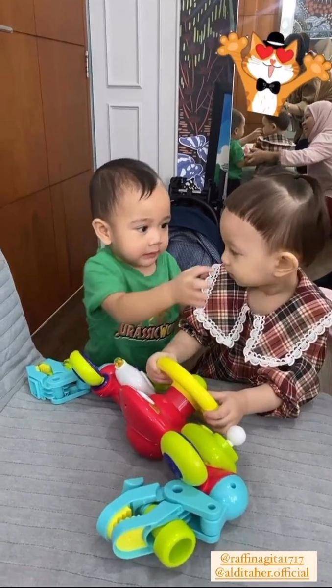 momen Cipung playdate sama Alusha (Instagram.com/nagita.fc)