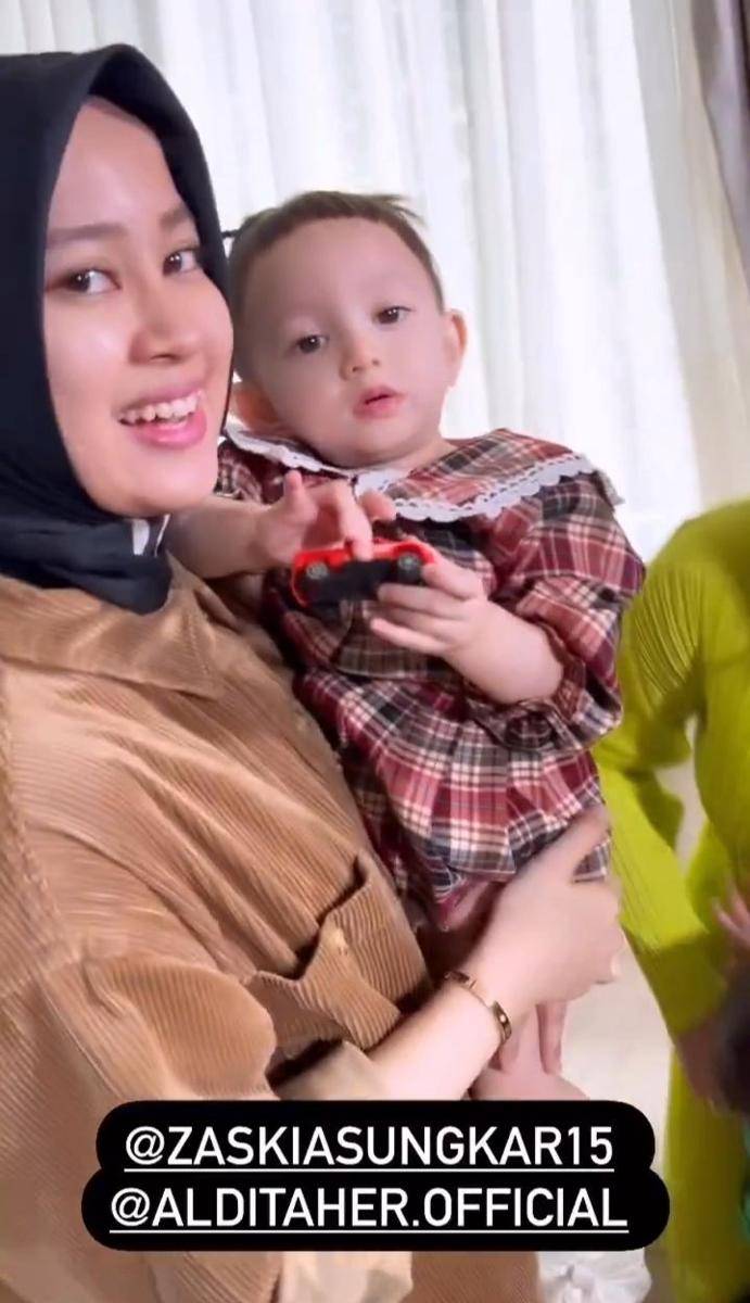 momen Cipung playdate sama Alusha (Instagram.com/nagita.fc)
