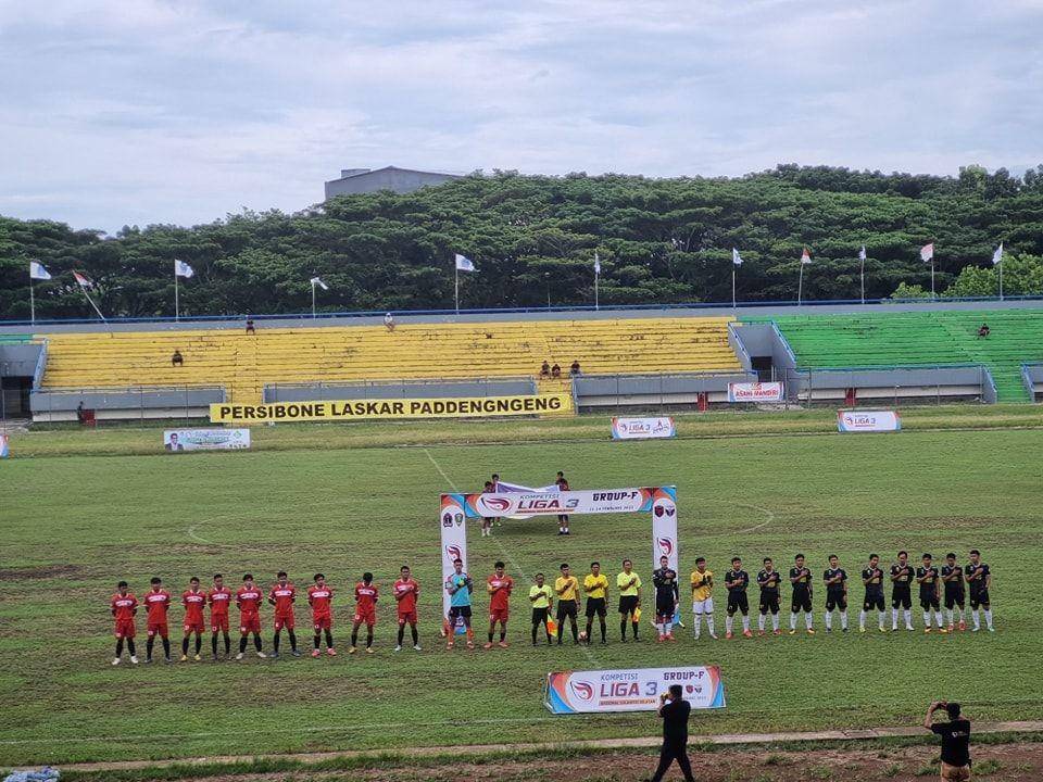 Suasana jelang laga matchday ketiga Grup F antara Persim Maros versus Persibone Bone di Stadion La Patau Watampone, Selasa 14 Februari 2023. (Dok. Ofisial Persibone)