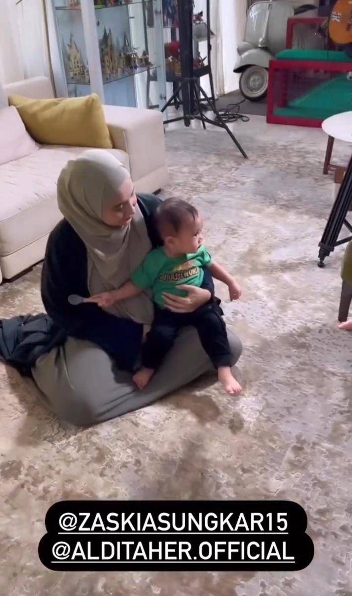 momen Cipung playdate sama Alusha (instagram.com/nagita.fc)
