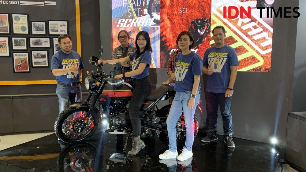 Royal Enfield Scram 411 Resmi Meluncur di IIMS 2023