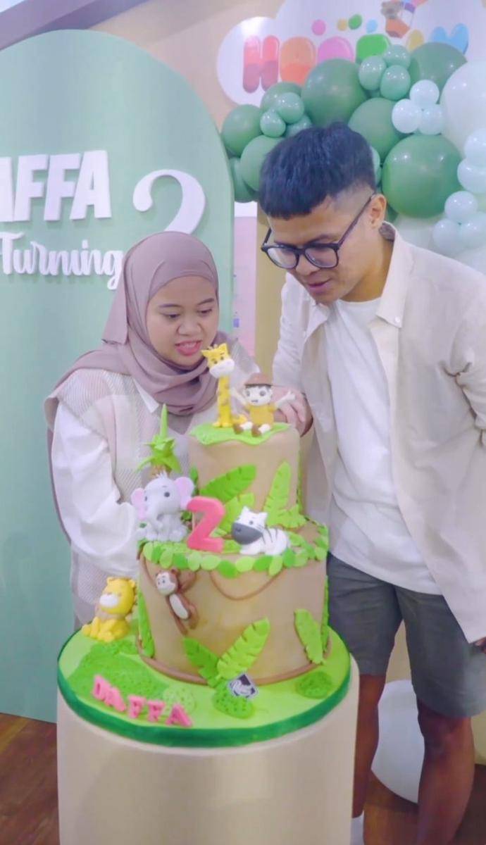 potret ultah ke-2 Daffa (instagram.com/musdalifahbasri)