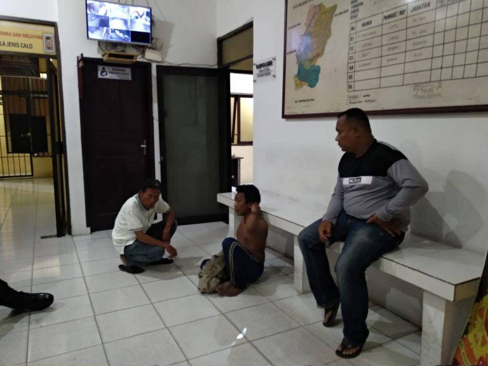 Pelaku dugaan penculian anak ditangkap Polsek Siantar Timur (Dok.IDN Times)