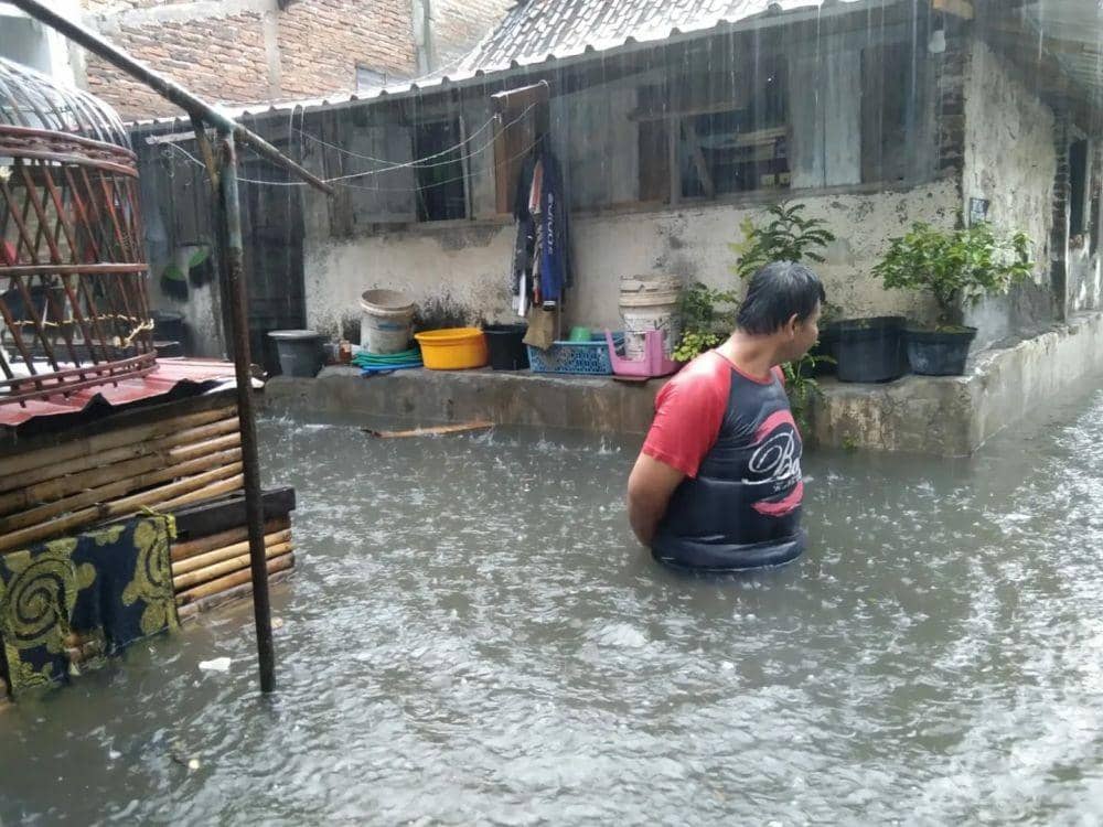 Sehari Diguyur Hujan, 8 Titik Lokasi di Solo  Banjir