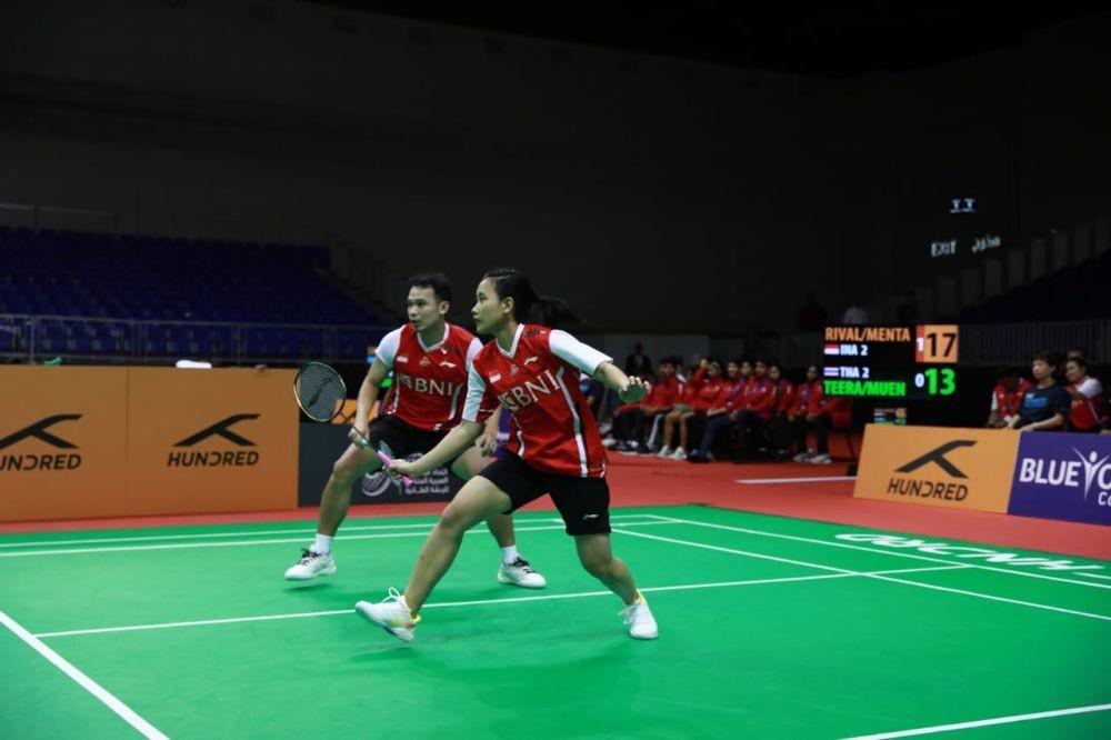 Rinov/Pitha Selamatkan Indonesia di Kejuaraan Beregu Asia 2023