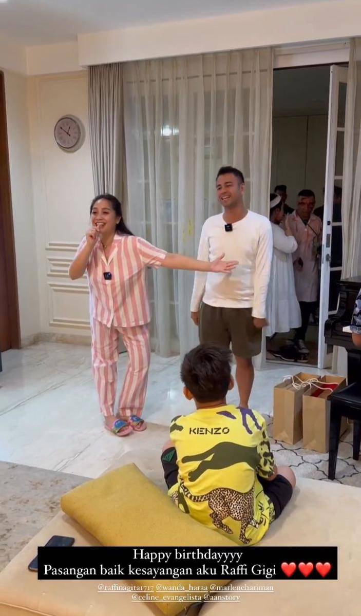 potret kejutan ulang tahun Raffi/Nagita (instagram.com/drfeninugraha.spgk)