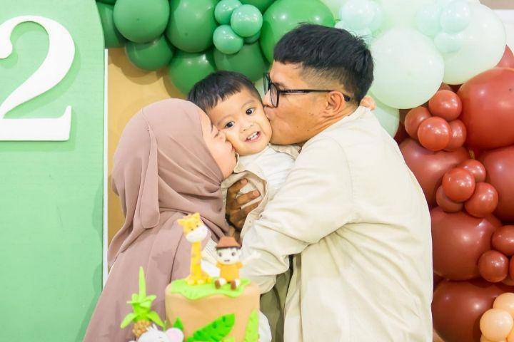 potret ultah ke-2 Daffa (instagram.com/musdalifahbasri)