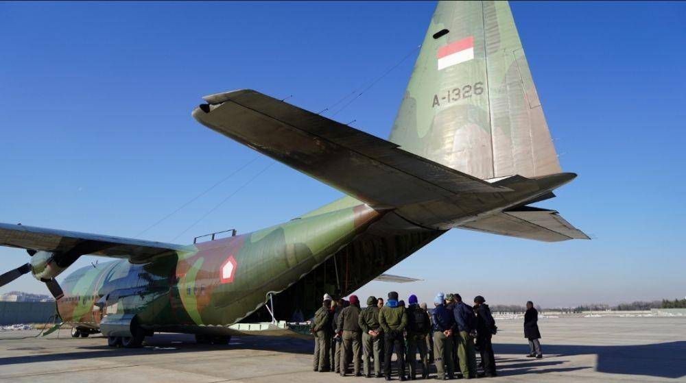 Pesawat Hercules C-130 milik TNI Angkatan Udara