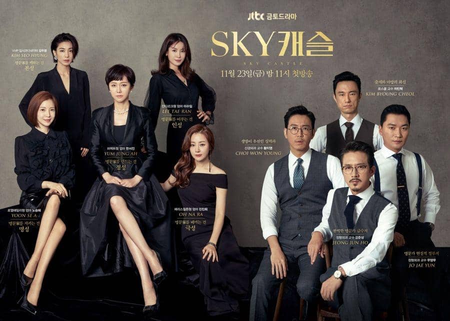 poster drama SKY Castle (dok. JTBC/SKY Castle)