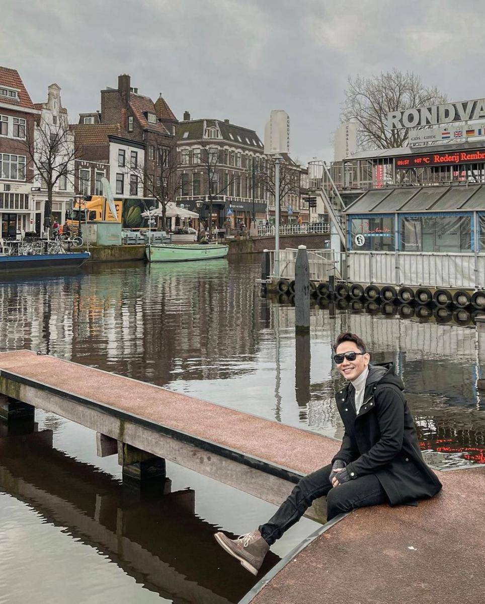 liburan John Martin Tumbel di Belanda (instagram.com/itsjohnmartint)