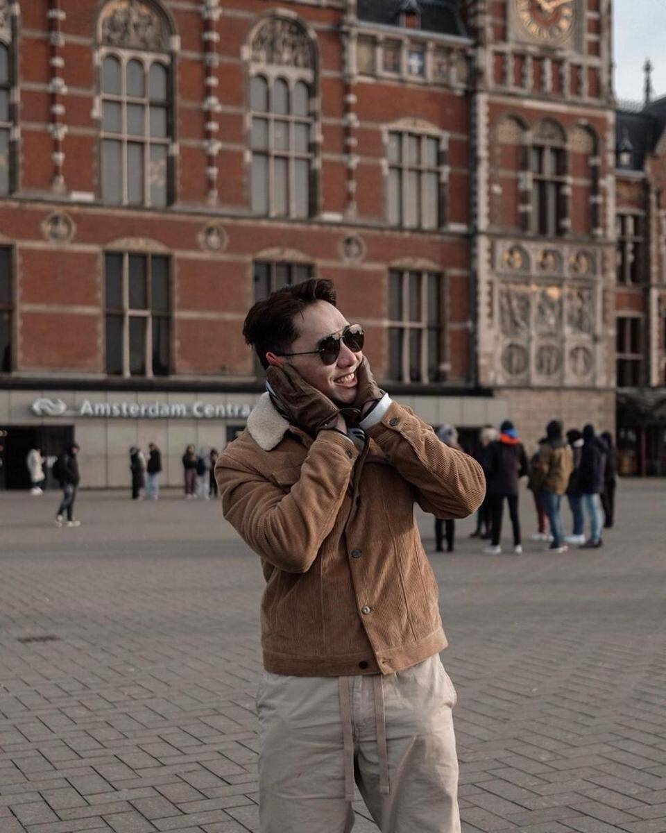 liburan John Martin Tumbel di Belanda (instagram.com/itsjohnmartint)