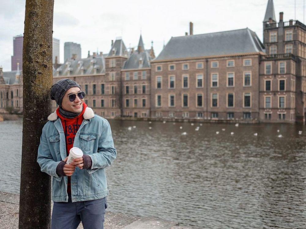 10 Potret John Pantau Liburan di Belanda, Nikmati Suasana Amsterdam