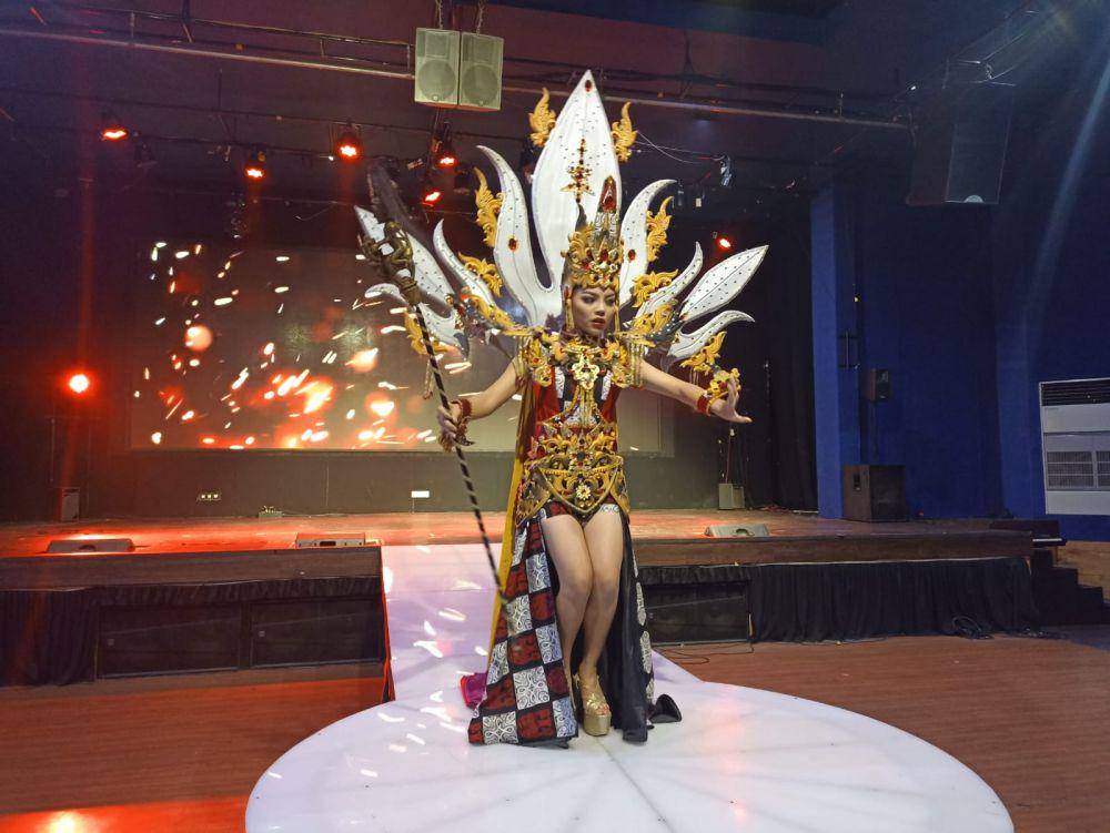 Sheiralizasuci Della Cassie Grand winner Indonesian Stars Search 2022 Goes To Miss Pre-Teen Universe 2023. 14 Februari 2023. (IDN Times/M. Tarmizi Murdianto)