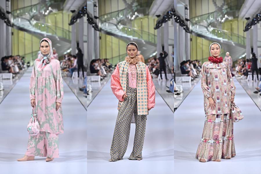 Koleksi Andalucia Garden by Itang Yunasz Prime x JNE Express. 17 Februari 2023. (dok. Garis Poetih)