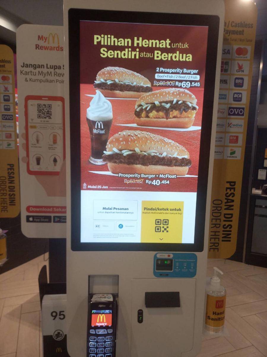 self service di McDonald's (dok. Pribadi/Amanda R Putri)