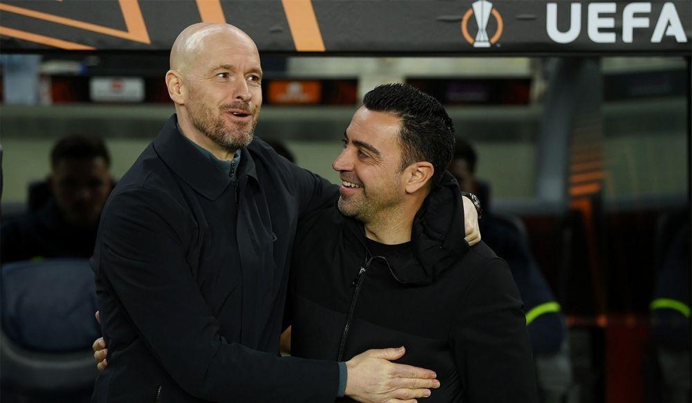 Saling Sanjung Xavi dan Ten Hag Usai Barcelona Vs Manchester United