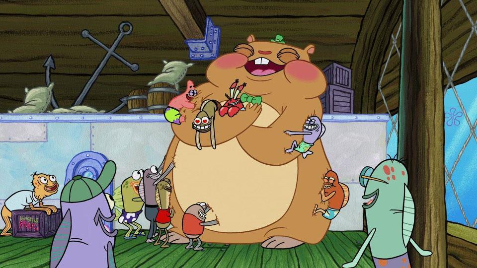 9 Fakta Cuddle E Hugs, Hamster Teman Khayalan SpongeBob