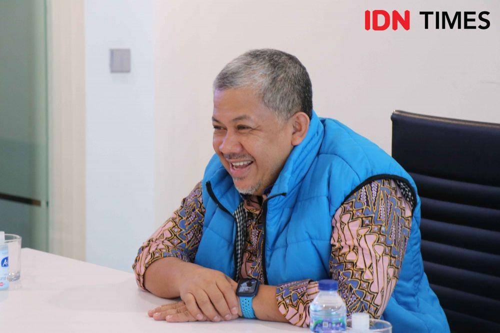 Fahri Hamzah, Wakil Ketua Umum Partai Gelora (IDN Times/Besse Fadhilah)