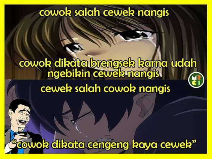 meme cowok selalu salah (facebook.com/Meme&Rege Comic)