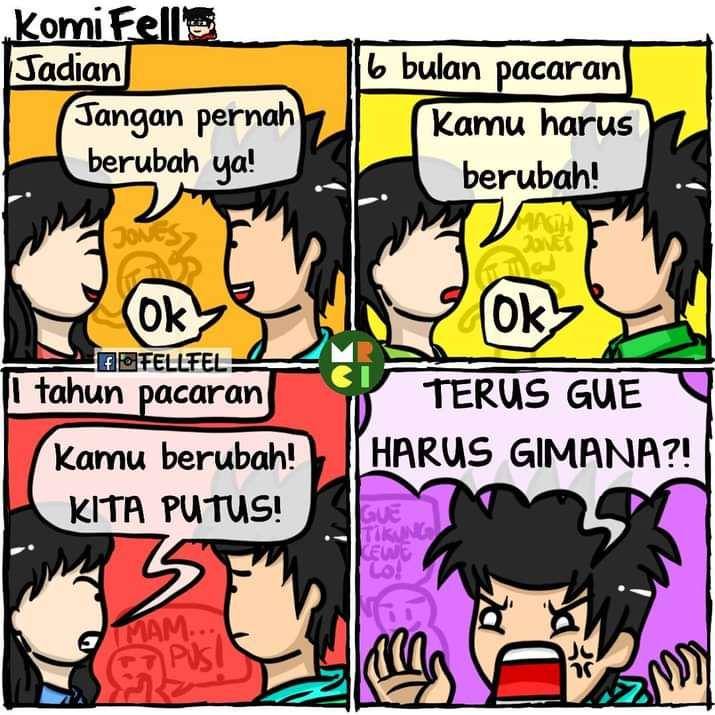 meme cowok selalu salah (facebook.com/Meme&Rege Comic)