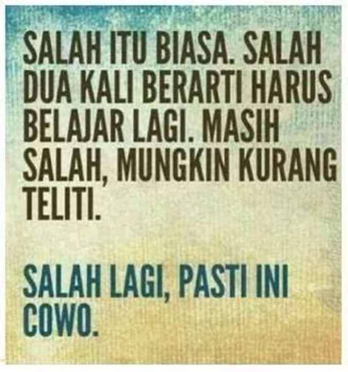 meme cowok selalu salah (facebook.com/Meme Center Indonesia)