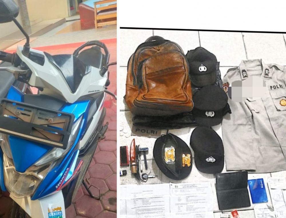Polisi Terlibat Pencurian Motor di Bandar Lampung Ditangkap!