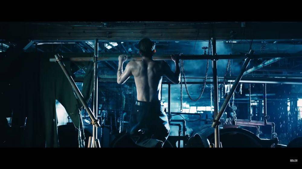 Seta Kansuke berlatih. (Dok. Shochiku/High and Low: The Worst X)