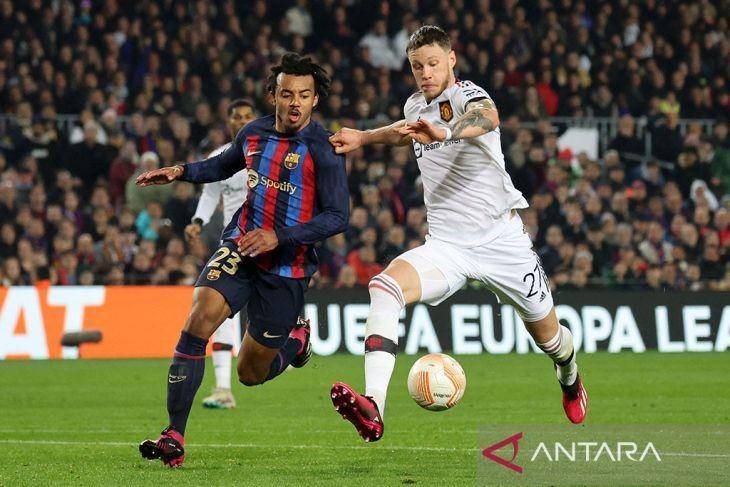 Barcelona bertemu MU di ajang Liga Europa. (ANTARA FOTO/Reuters-Nacho Doce)