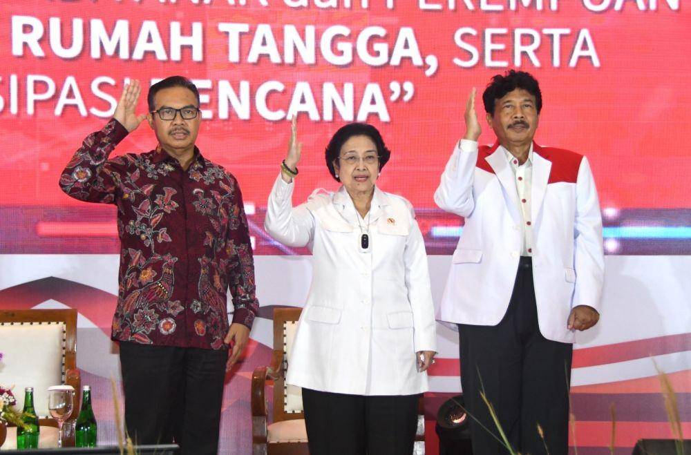 Megawati Soekarno Putri dalam acara Kickoff Meeting BKKBN. (dok. BKKBN)