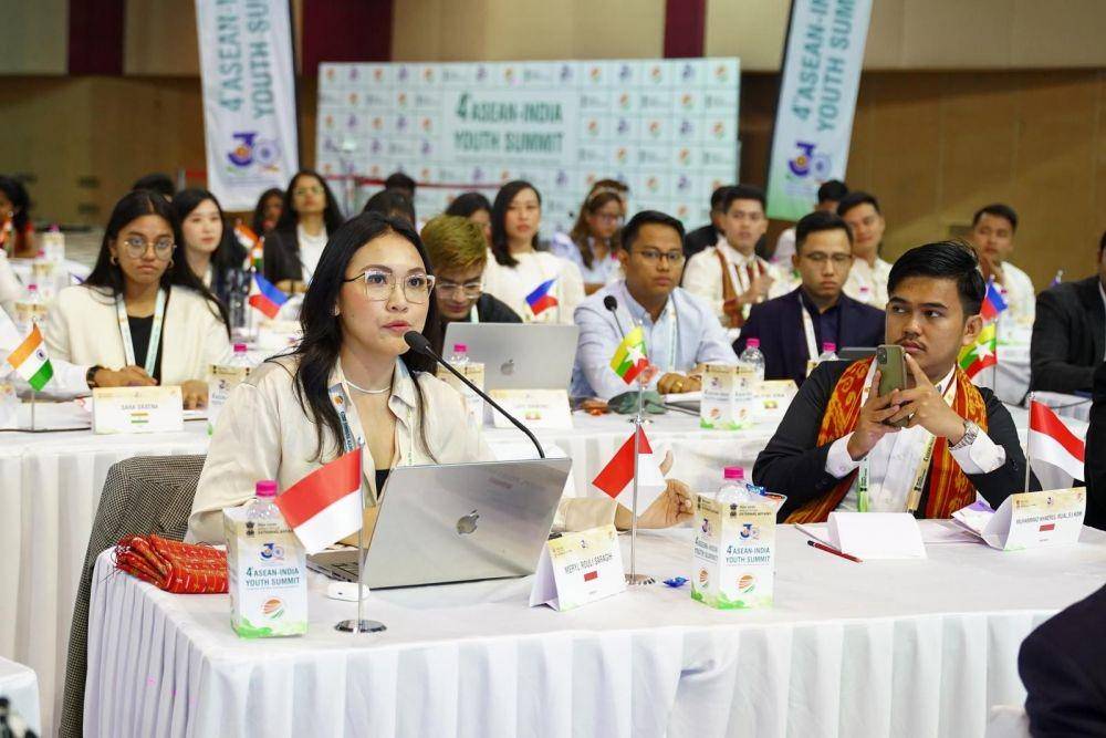 Politikus muda PDI Perjuangan, Meryl Rouli Saragih, mewakili Indonesia mengikuti acara the 4th ASEAN-India Youth Summit (IDN TImes/Istimewa)