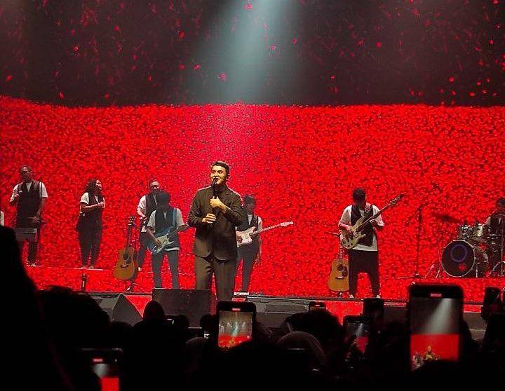 konser Tulus 'Tur Manusia 2023' di Surabaya (dok. pribadi/Dhania Ulfa)