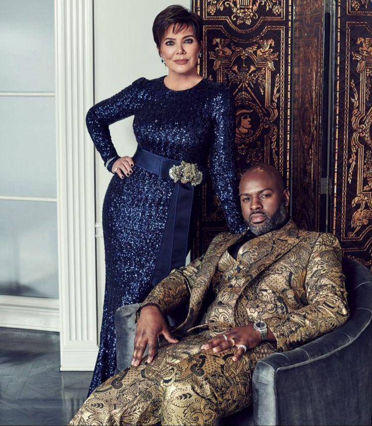 keduanya tampil kompak dengan balutan busana mewah (instagram.com/coreygamble)