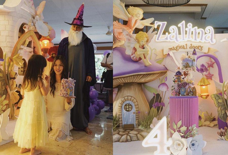 9 Potret Ulang Tahun Zalina Ke-4, Anak Semata Wayang Raisa dan Hamish