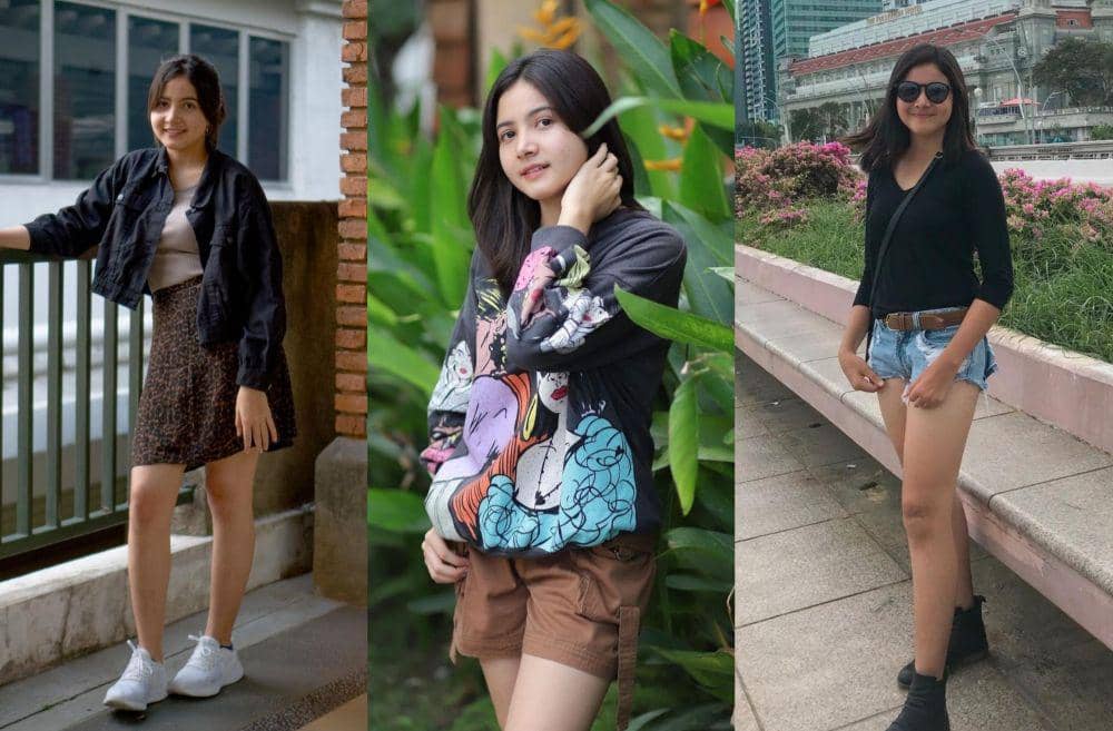 9 Mix and Match Short Pants ala Bulan Sutena, Cocok untuk Hangout